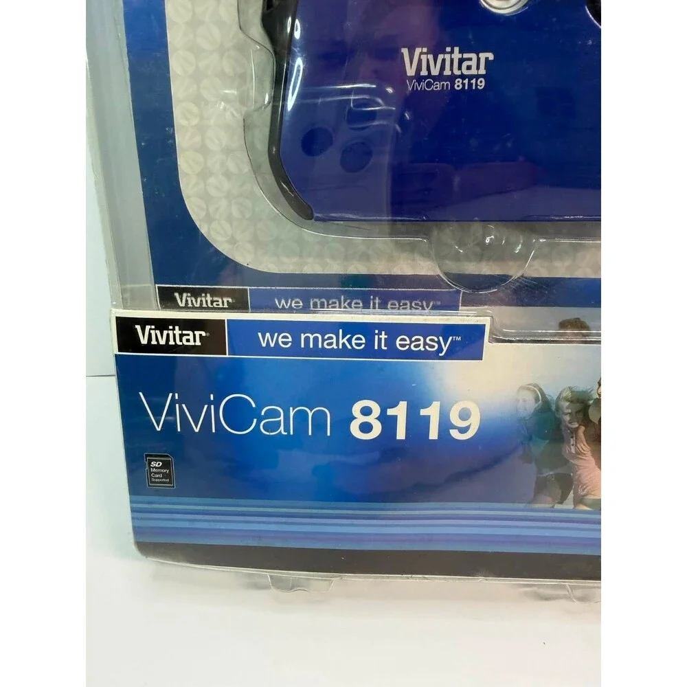 Vivitar ViviCam 8119 Digital Camera 8.1MP Y2K Retro Point and Shoot